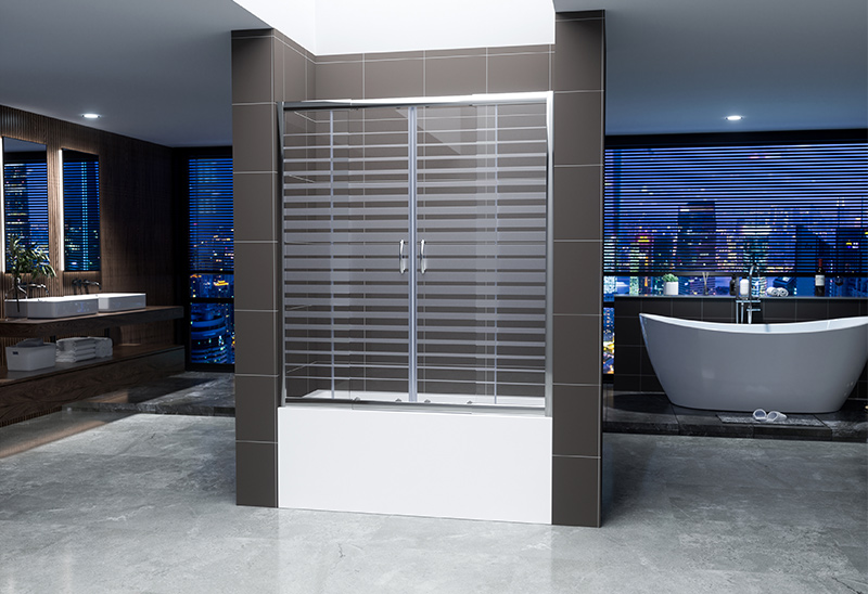 A15P 5/6mm Telescopic Sliding Glass Shower Enclosure