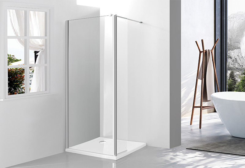 542-12 5/6mm Kamar Mandi Basah Kamar Walk In Shower Enclosure