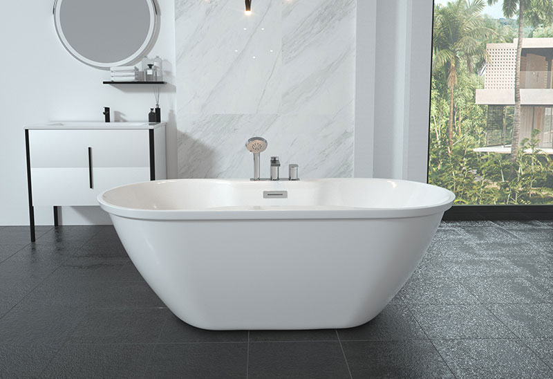 59 67 inci Freestanding Bathtub Murah