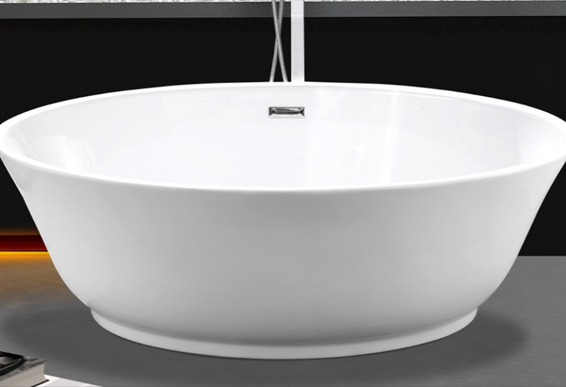 67 Inch Acrylic Round Freestanding Bathtub Untuk Dewasa