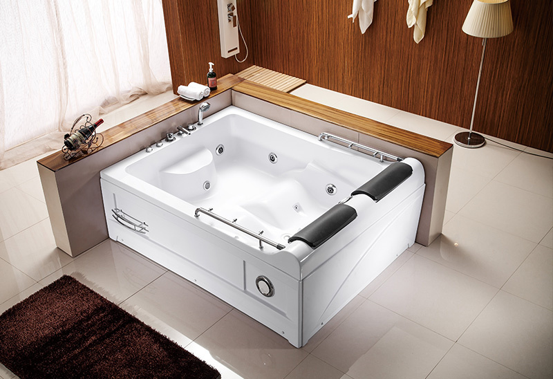 A007 1500mm 2 Orang Bak Jacuzzi Dalam Ruangan