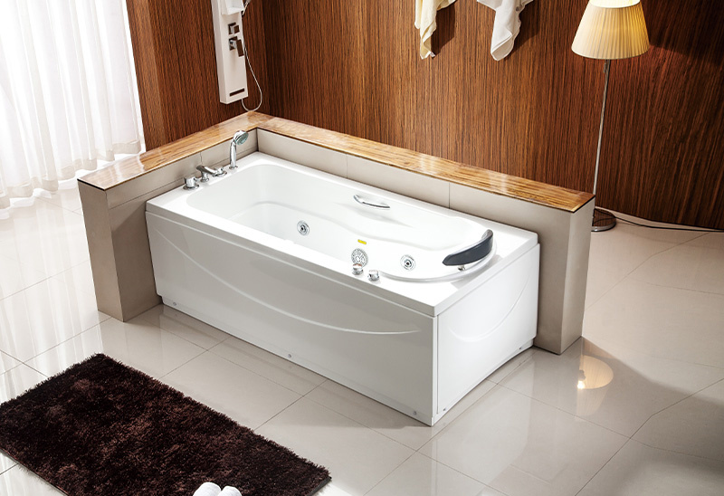 A045 160 170cm Bathtub Pijat Pusaran Air Satu Orang