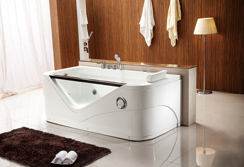 A061 150 160 170cm Whirlpool Massage Bathtub Jacuzzi dalam ruangan