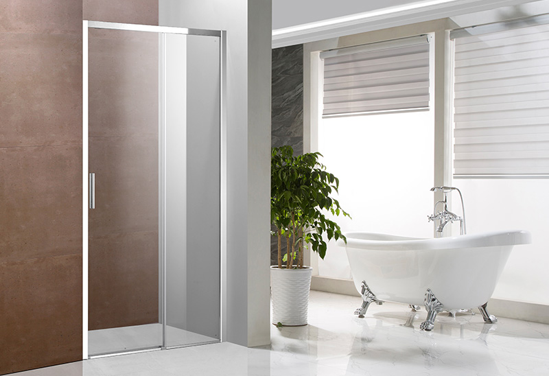 A1441B 4/5/6mm Pintu Kaca Sliding Shower Screen