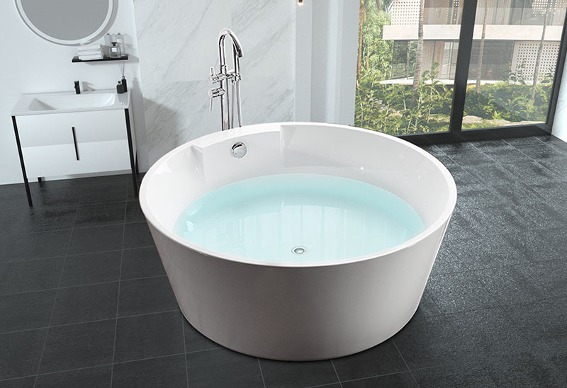 Putaran Bathtub Berdiri Bebas Perendaman