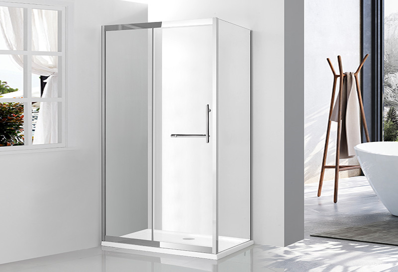 A2131 8/10mm Persegi Panjang Kandang Sliding Shower Box